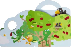 HABA Wooden Baby Book Orchard, 10+ months