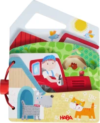 HABA Wooden baby book Farm, 10+ months