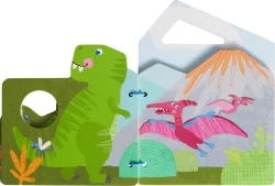HABA Wooden Picture Book Dinosaurs, 10+ months