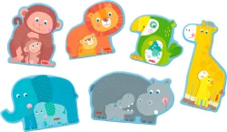 Комплект HABA Mоите първи пъзели Семейство зоо животни 2+ години