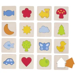 Goki Tactile memory game Find the shapes, 3+ years