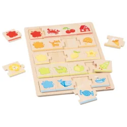Goki Montessori wooden puzzle, 2+ years