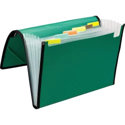 Folder 6 dividers and assorted rubber ba