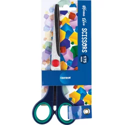 Scissors Centrum 17.5 cm grn rubber han.