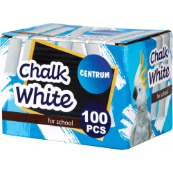 Chalk Centrum round white 100pc