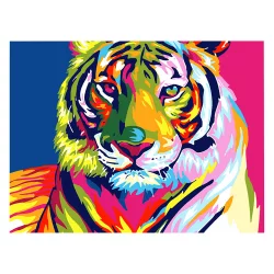 Set for coloring acrylic 80908 Tiger