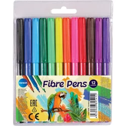 Felt-tip pens Centrum Parrot 89541 12col