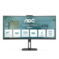 AOC Monitor CU34V5CW/BK 34\" VA 3440x1440, Curved