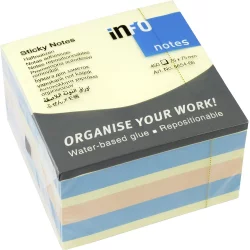 Sticky notes Info 75/75 pastel-66 450sh