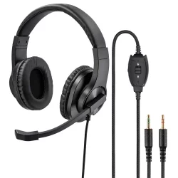 Hama headphones + mic HS-P300 2X3.5mm