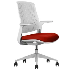 Chair ELBA F3-G01 grey-red