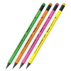 Berlingo Flexy Neon HB pencil with erase