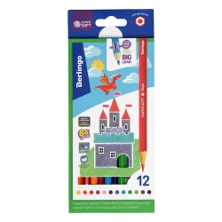 Color pencils Berlingo Hexagon 12 colors