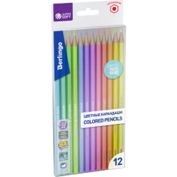 Color Pencils Berlingo Hexag Pastel 12cl