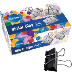 Binder clips Centrum 51mm 250l 12 pcs