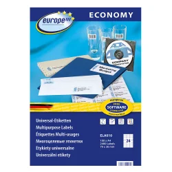 Етикети Avery Eco 70/36 A4 24ет 100л