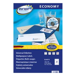 Етикети Avery Eco 70/42.3 A4 21ет 100л