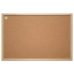 Коркова дъска 2x3 с дървена рамка 90/120