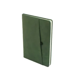 Notebook with pocket for GSM 14/21 green