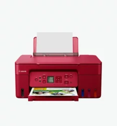 Printer Canon PIXMA G3470 Inkjet All-In-One, Red