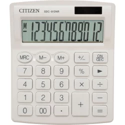 Калкулатор CITIZEN SDC 812WHE 12разр бял