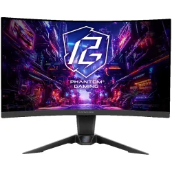Геймърски монитор Asrock PG27QRT2A 27\" VA, Curved
