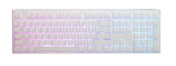 Ducky One 3 RGB Gaming Keyboard, Cherry MX Black, бял