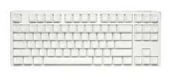 Ducky One 3 RGB TKL Gaming Keyboard, Cherry MX Clear, White