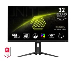 Геймърски монитор MSI MAG 321CUP 31.5\" VA UHD, Curved