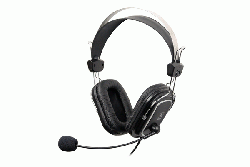 Headphones with microphone A4TECH HS-50, Black