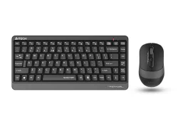 Комплект A4TECH Fstyler FGS1110Q безжична клавиатура + мишка, сив