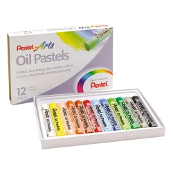 Маслени пастели Pentel Arts 12 цвята