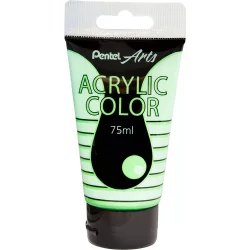 Pentel acrylic paint 75ml yell/grn metal