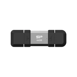 Памет USB Type-C и Type A 64GB Silicon Power Mobile C51 черен