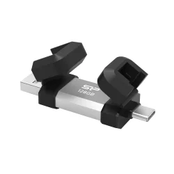 Памет USB Type-C и Type A 128GB Silicon Power Mobile C51 черен