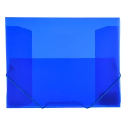 PVC folder elastic OfBox Maxi+ Cl.Blue