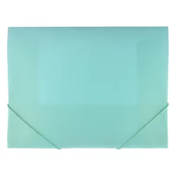 PVC папка с ластик OfBox Maxi+ син