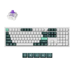 Безжична геймърска клавиатура Keychron Q6 HE QMK Gateron Shell White