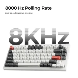 Безжична геймърска клавиатура Keychron Q1 Ultra 8K, черен