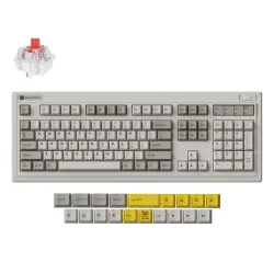 Безжична геймърска клавиатура Keychron R6 QMK Retro