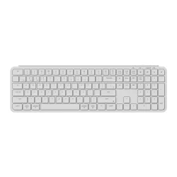 Безжична клавиатура Keychron B6 Pro Ultra-Slim, бял