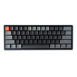 Keychron K12 Gaming Keyboard, Gateron Brown, RGB LED, Black