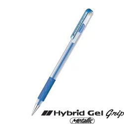 Ролер Pentel Hybrid Metal 0.8мм син