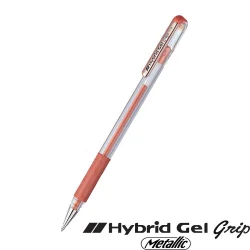 Ролер Pentel Hybrid Metal 0.8мм бронз