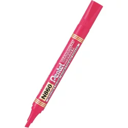 Permanent Mark.Pentel N860 Bevelled red