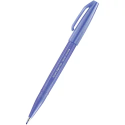 Маркер Четка Pentel Brush Sign Pen син-л
