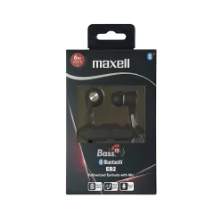Maxell B13-EB2 Bass 13 Earphones, Black