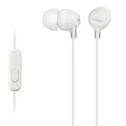 Слушалки тапи Sony MDR-EX15AP, бял
