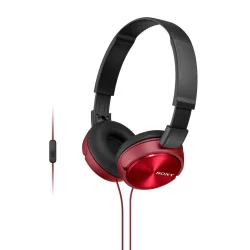 Слушалки Sony MDR-ZX310AP, червен
