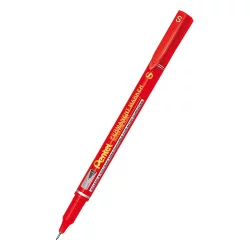 Permanent Mark. Pentel OHP NFS410 Red